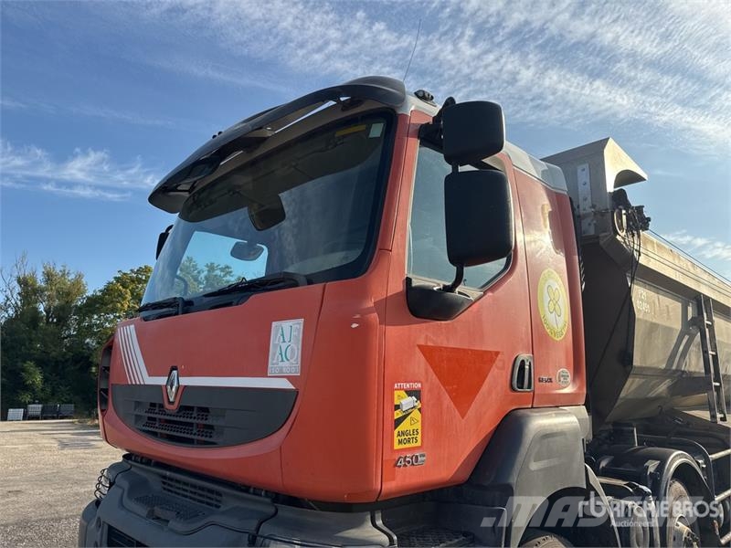 Renault KERAX 450 DXi 8x4 Twin-Steer Camion Benne Tri/A Du Tipper trucks