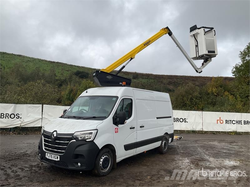 Renault Master 4x2 Bucket Truck w/2023 Versalift VTE-125 1 Truck & Van mounted aerial platforms