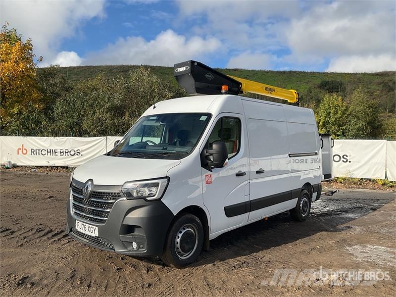 Renault Master 4x2 Bucket Truck (Unused) w/2023 Versalift  المنصات الهوائية المثبتة على شاحنة