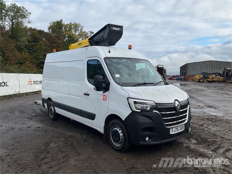 Renault Master 4x2 Bucket Truck w/2023 Versalift VTE-125 1 Truck & Van mounted aerial platforms