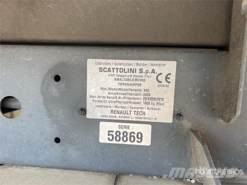 Renault Master Camion Benne Dump Truck Самосвал