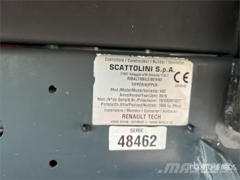 Renault Master Camion Benne Dump Truck Kallurid