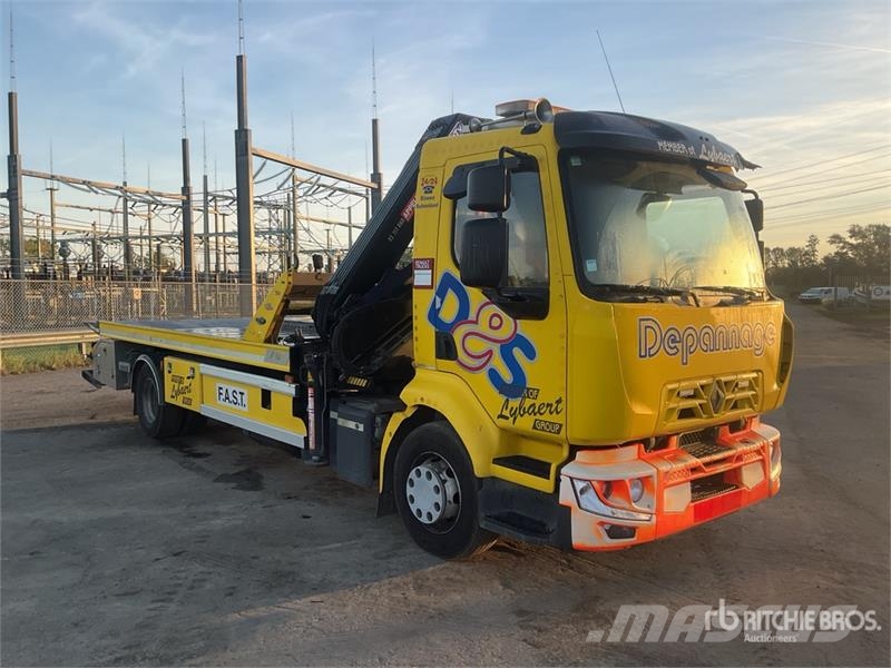 Renault Midlum 4x2 Crane Tow Truck Puksiirid