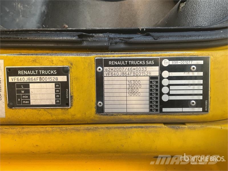 Renault Midlum 4x2 Crane Tow Truck Puksiirid