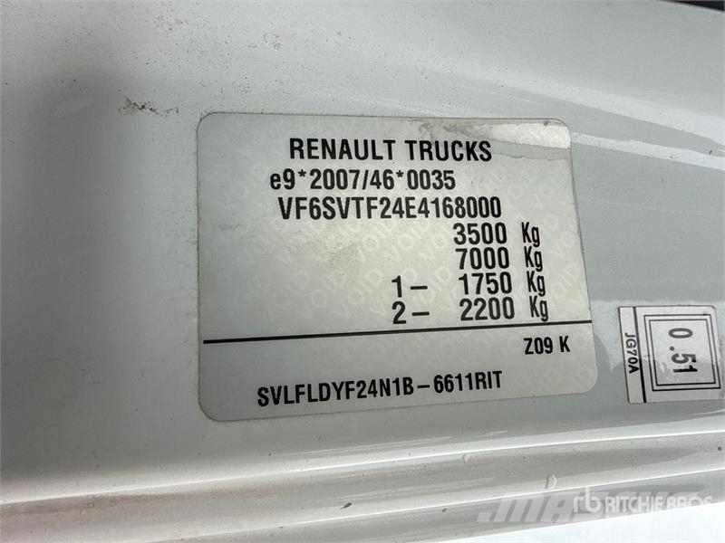 Renault Pagliero MJ201 20 m on Renault Maxity 140DXi Bucke Auto košare