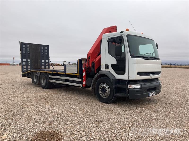 Renault PK23500 Knuckle Boom on Renault 385.26 6x2 Flatbed Kamioni sa kranom