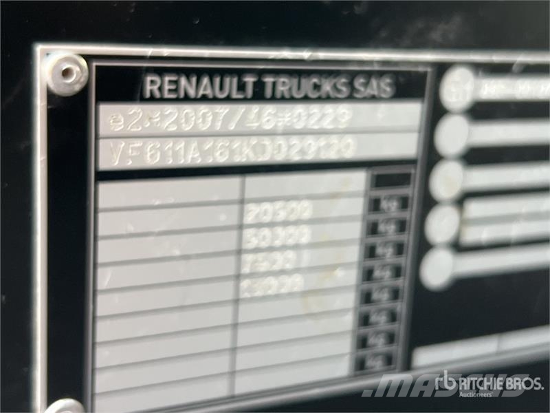 Renault T460 COMFORT 4x2 Tracteur Routier Cabine Couchette Vlačilci