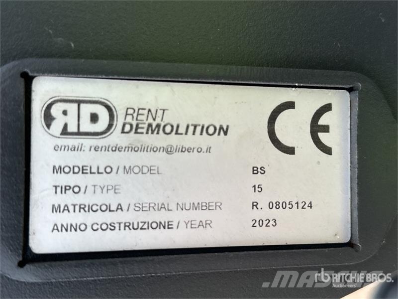 Rent Demolition BS 15 Benne Preneuse (Non Utilise) Clamshell Grapp Garras