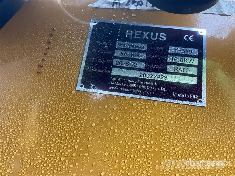 Rexus X480 Mini Compact Track Loader (Unused) Lietoti riteņu kompaktiekrāvēji