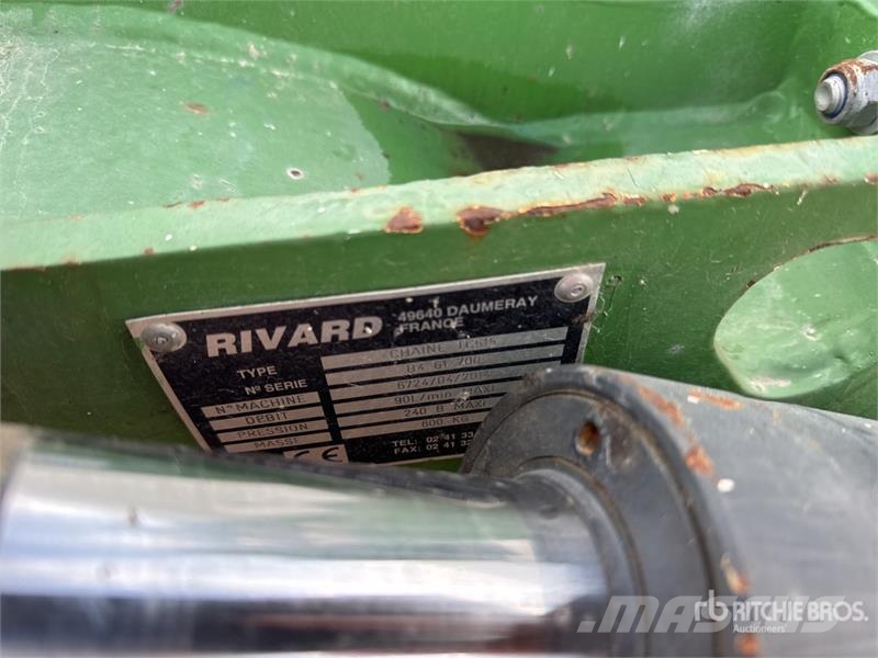 Rivard RIV 60E Tracked Trancheuse Trencher Kedjegrävmaskiner
