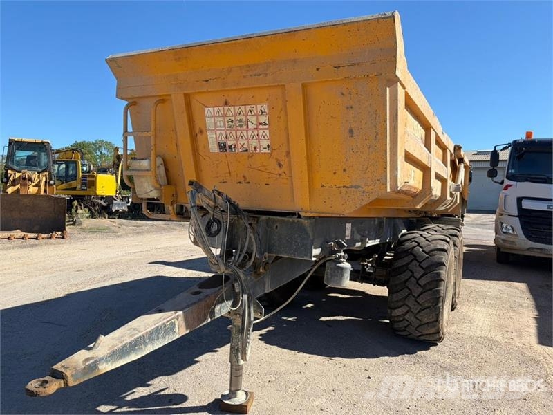 Robust RB14 Remorque TP 2 Essieux End Dump Trailer Самосвали