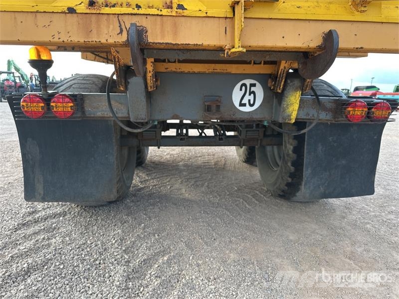 Robust RB14 T/A Remorque TP 2 Essieux End Dump Trailer Самосвальные прицепы