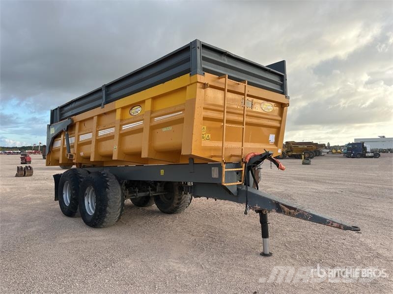 Robust RB14 T/A Remorque TP 2 Essieux End Dump Trailer Самосвальные прицепы