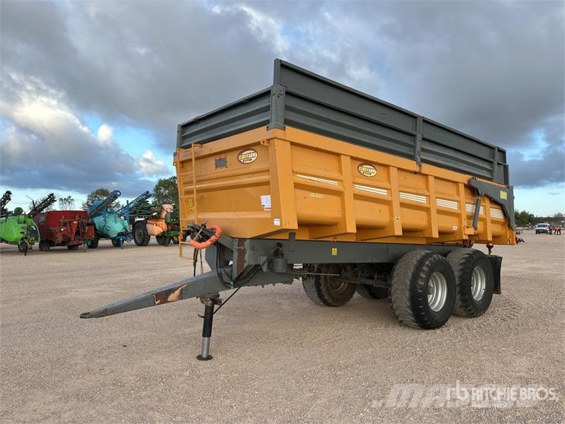 Robust RB14 T/A Remorque TP 2 Essieux End Dump Trailer Самосвальные прицепы