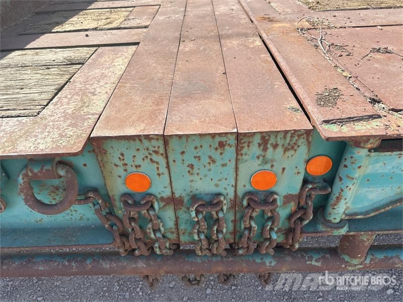 Robuste Kaiser Tri/A Extendable Porte Engin Lowboy Trailer Низкорамные прицепы