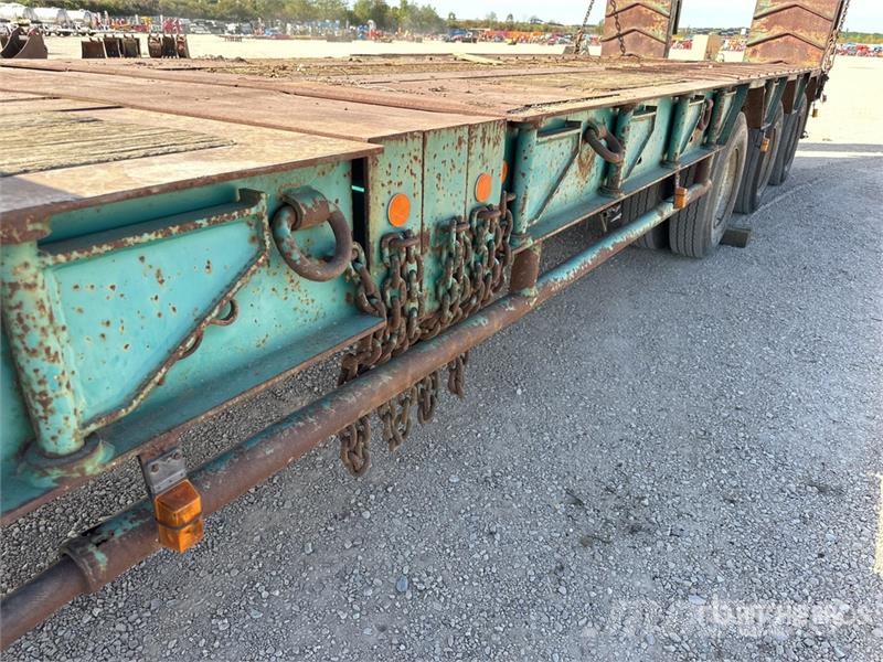 Robuste Kaiser Tri/A Extendable Porte Engin Lowboy Trailer Низкорамные прицепы