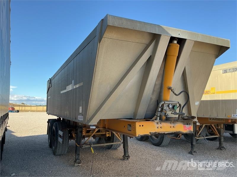 Robuste T/A Aluminum End Dump Trailer Bañeras