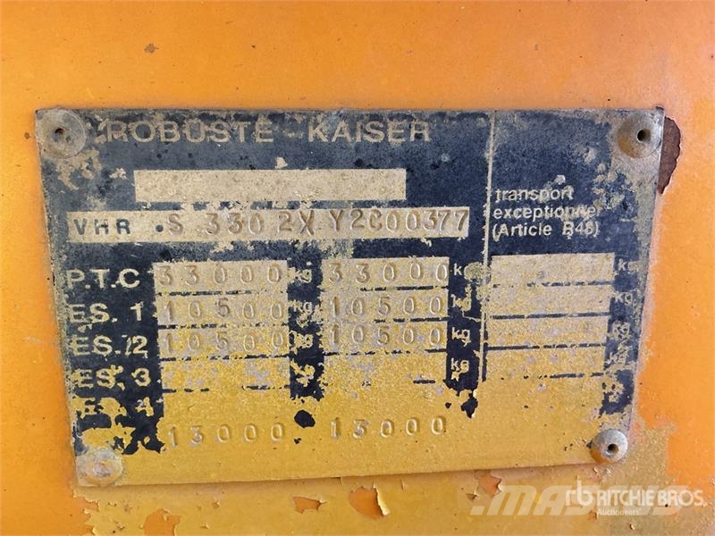 Robuste T/A Aluminum End Dump Trailer Bañeras