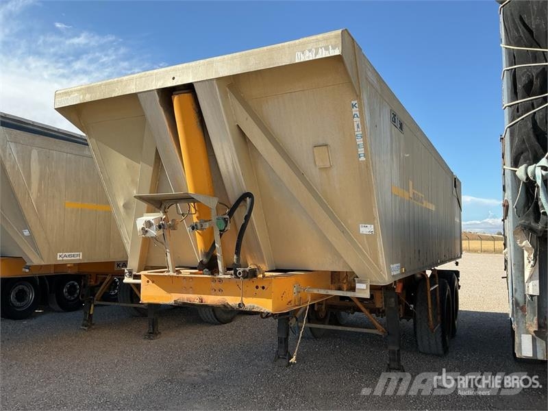 Robuste T/A Aluminum End Dump Trailer Bañeras