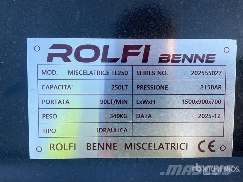 Rolfi TL 250 Excavator Screening Bucket (Unused) Sõelumiskopad