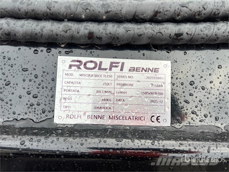 Rolfi TL250 Skid Steer Concrete Mixer (Unused) Mešalec betona / malte