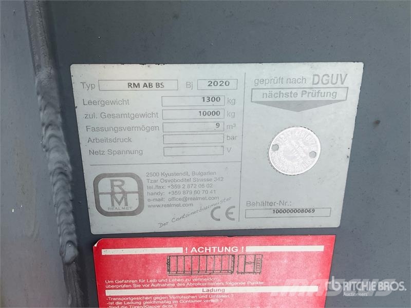 Roll-Off Container Erikonteinerid
