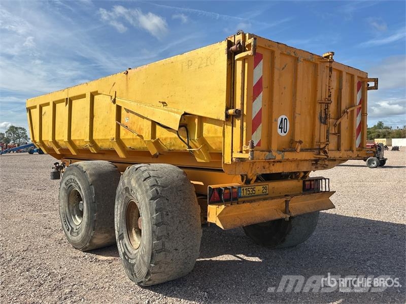 Rolland DNO012 T/A Remorque Benne 2 Essieux T/A End Dump T Tipper trailers