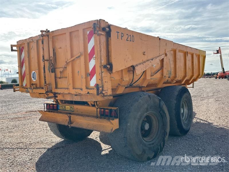 Rolland DNO012 T/A Remorque Benne 2 Essieux T/A End Dump T Tipper trailers