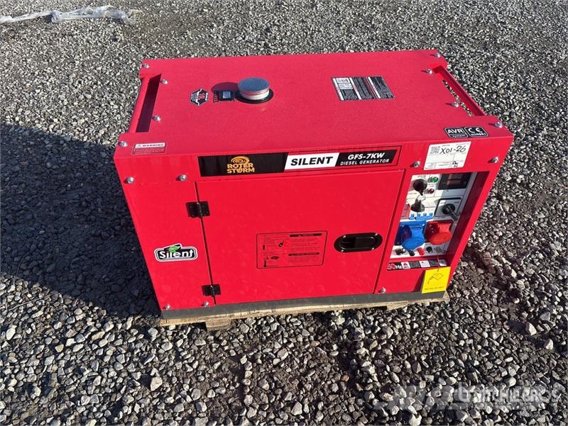  Roter Sturm GFS-7KW Portable Generator Set (Unused Autres générateurs