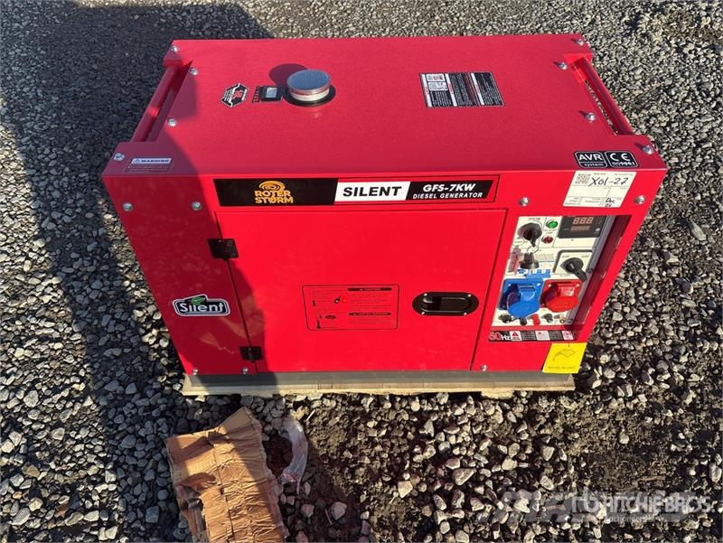  Roter Sturm GFS-7KW Portable Generator Set (Unused Autres générateurs