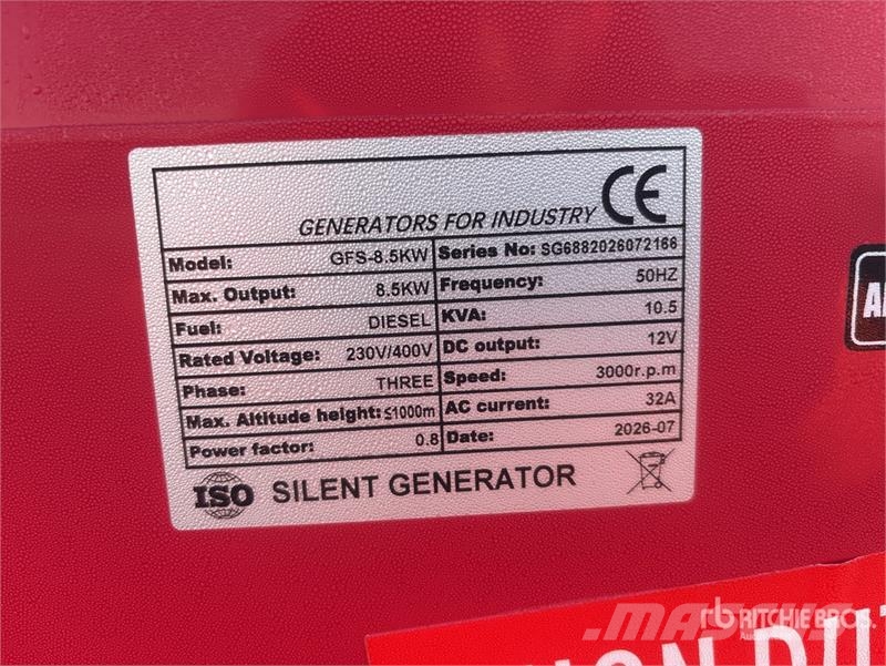  Roter Sturm GFS-8.5KW Portable Generator Set (Unus Autres générateurs