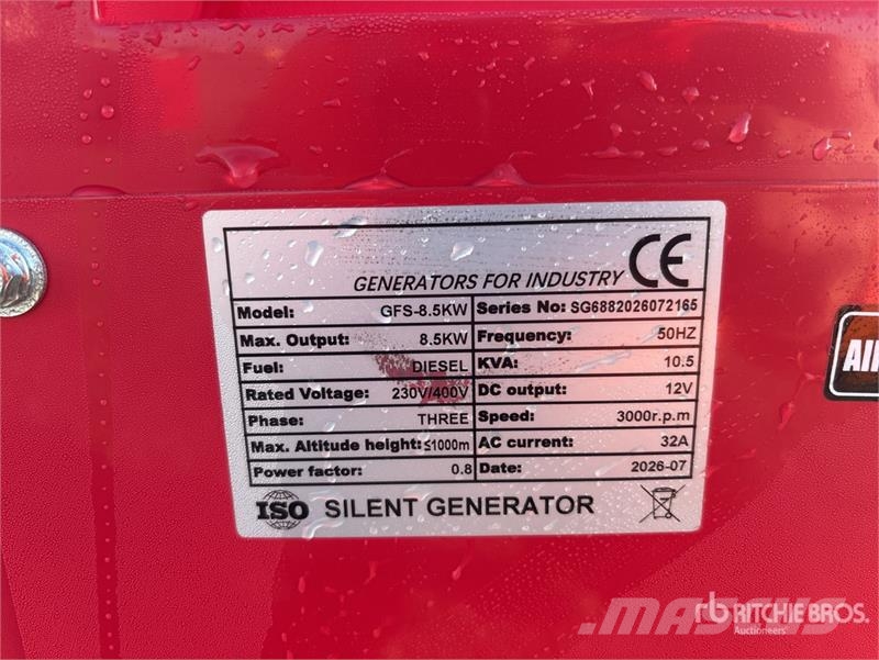 Roter Sturm GFS-8.5KW Portable Generator Set (Unus Autres générateurs