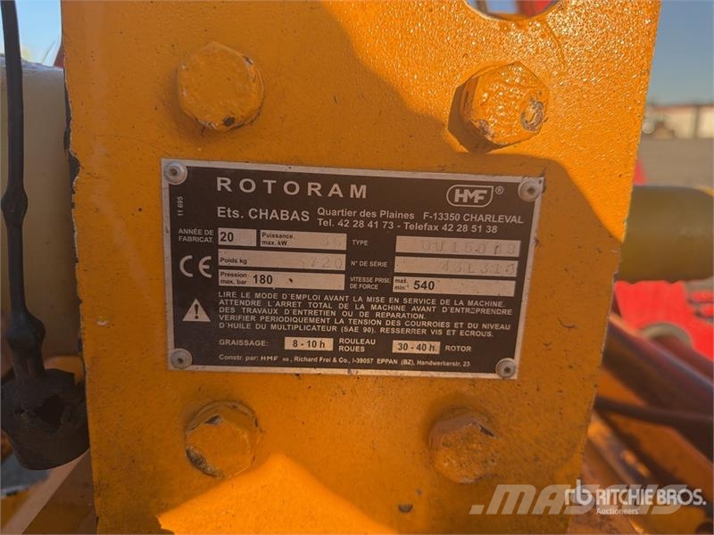 Rotoram GU150BS Broyeur Chipper Autres accessoires
