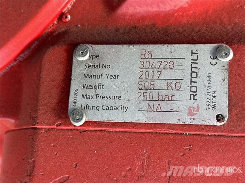 Rototilt R5 Attachement Pour Pelle Excavator Attachment (Un Muud osad