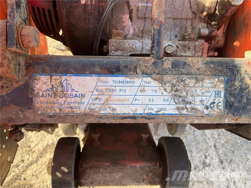  Saint-Gobain CS451 P14 Walk-Behind Saw Sawmills