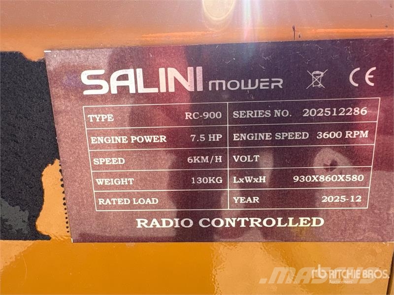 Salini RC900 Remote Control Lawn Mower (Unused) Vrtni traktor kosilnice