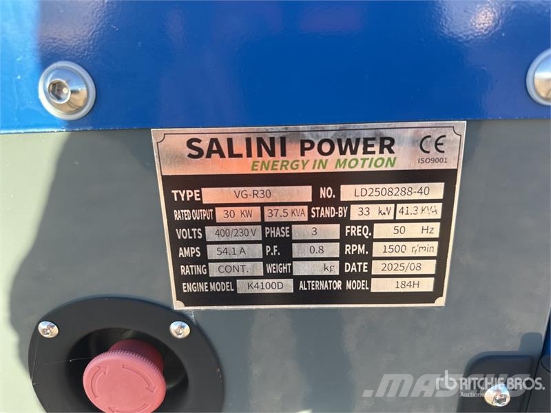Salini VG-R30 Groupe Electrogene Generator Set (Un Diesel Generatoren