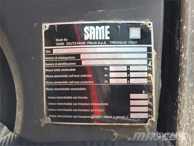 Same IRON 200 4WD Tractor Traktorer