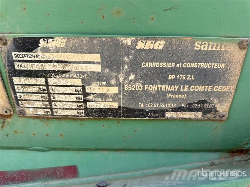 Samro Remorque Ampliroll Roll-Off Trailer Portaalsysteem aanhanger