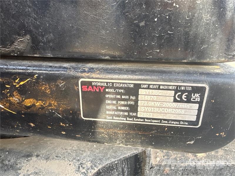 Sany SV135C Tracked Excavator Верижен екскаватор