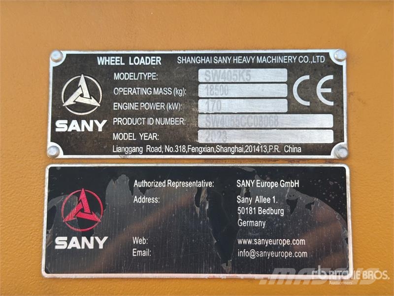 Sany SW405K5 Wheel Loader لوادر بعجل