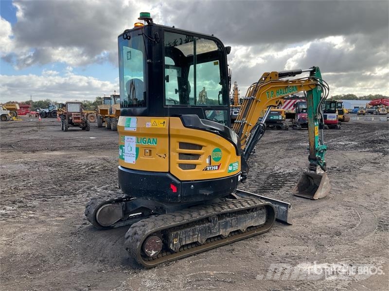 Sany SY26 Mini Excavator Mini kotrók < 7t