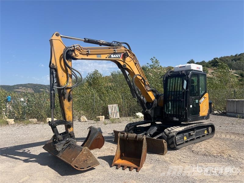 Sany SY80U Pelle Sur Chenilles Tracked Excavator Beltegraver