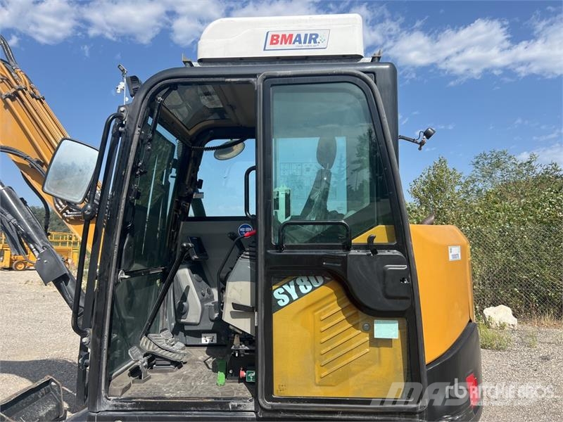 Sany SY80U Pelle Sur Chenilles Tracked Excavator Beltegraver