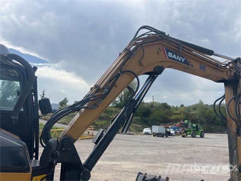 Sany SY80U Pelle Sur Chenilles Tracked Excavator Beltegraver