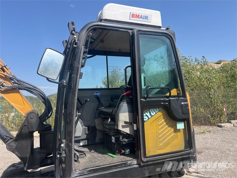 Sany SY80U Pelle Sur Chenilles Tracked Excavator Beltegraver