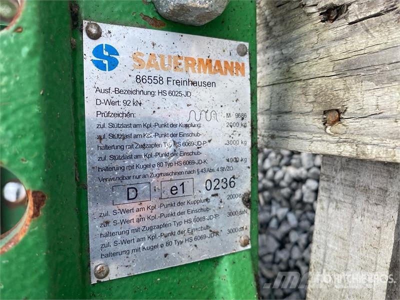  Sauermann HS 6025-JD Hitch Otra maquinaria agrícola