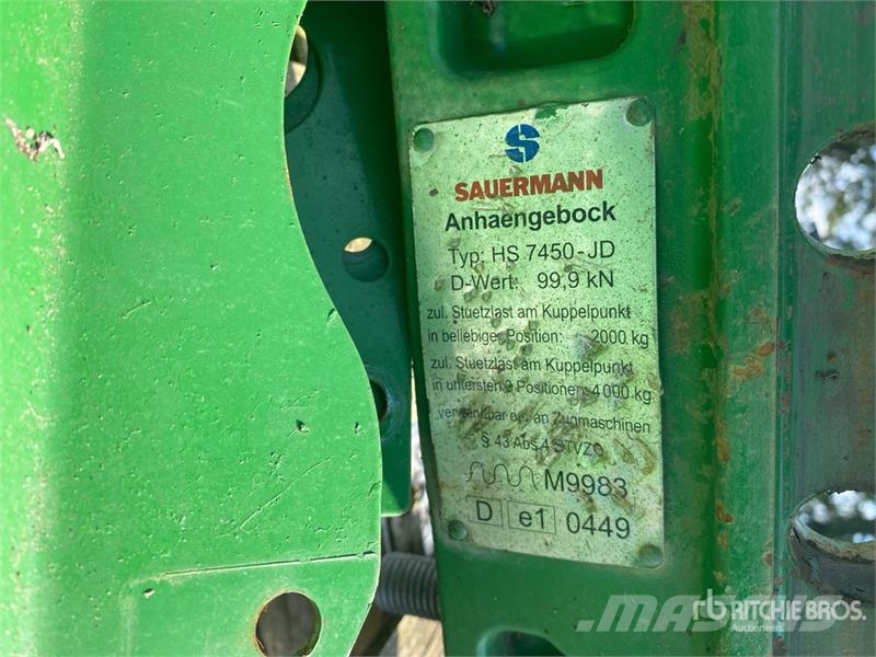  Sauermann HS 7450-JD Hitch Otra maquinaria agrícola
