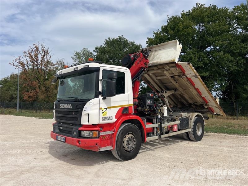 Scania 144E-2 Hiduo 5900 kg on Scania P320 4x2 Camion Bi- Caminhões guindaste