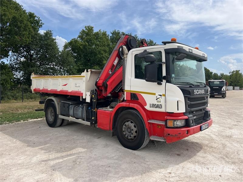 Scania 144E-2 Hiduo 5900 kg on Scania P320 4x2 Camion Bi- Caminhões guindaste